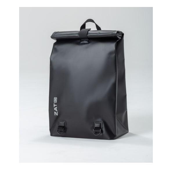 ZAT無縫製バッグ リュックタイプ 着脱式ショルダーベルト仕様 ブラック W30×H46×D20mm 117-30 | 