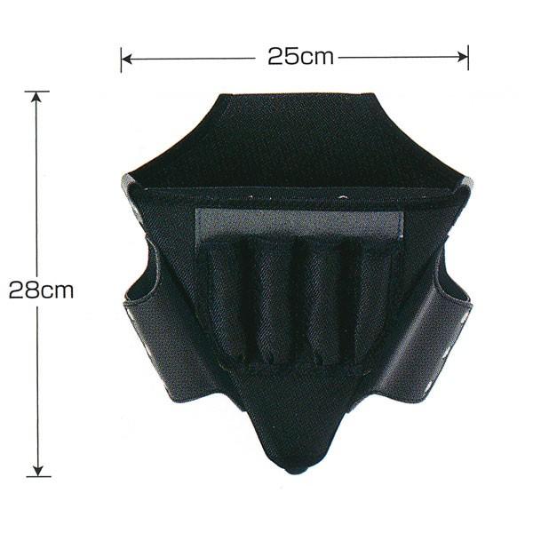 広島 プロユース 地ベラ腰袋 ブラック2 775-23 | 