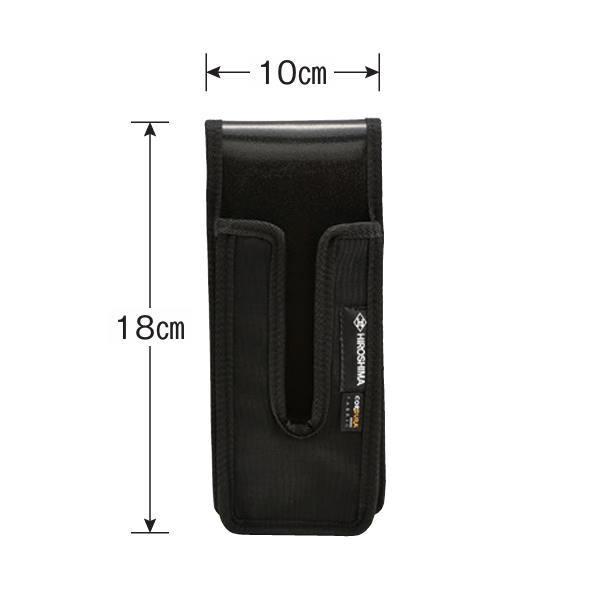 広島 スリムコーデュラ サンダー入れ ブラック 775-84 | 