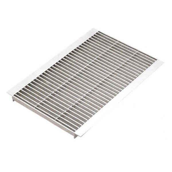 法山本店 ステンレス製U字溝グレーチング ローレットタイプ YFU-R-4-180-20 【P＝15mm】