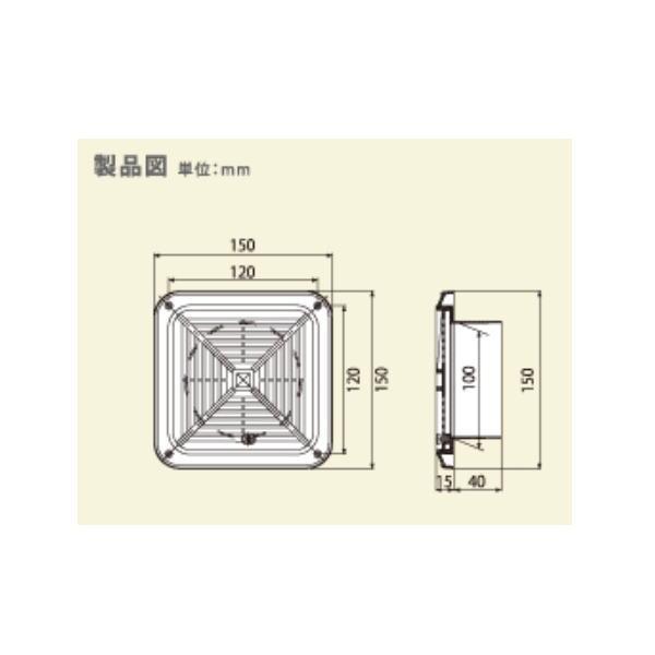 ヒロセ化成 室内換気孔開閉式 DXレジスター スイート C-100 1台