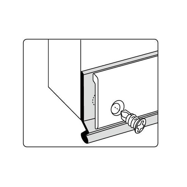 ピンチブロック 押さえ金物 L-20 ビス穴あり 長さ1000mm : イーヅカ