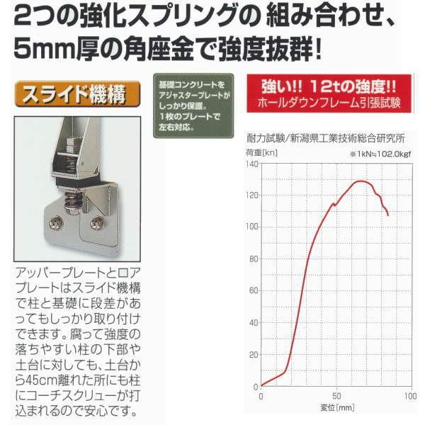アイテック 耐震建築用金物 ホールダウンフレーム HDF-575 2本入 |  | 03