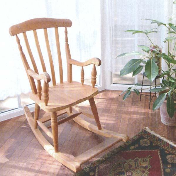 ジャービス商事 ROCKING CHAIR ロッキングチェア チーク 無塗装 36315 1脚 | 