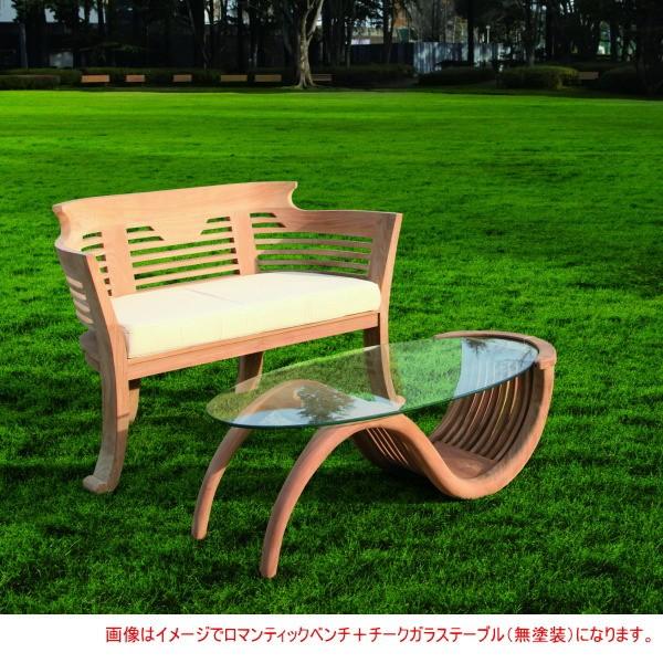 ジャービス商事 チークガラステーブル（塗装） ジャービス商事 チークガラステーブル（塗装） W1250×H400×D600 36324