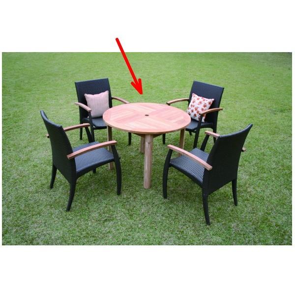 ジャービス商事 コンビネーションテーブル 丸天板1010 36352＋扇脚70（4本入） 35294 | 