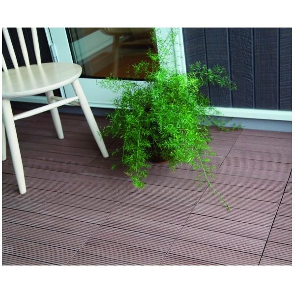ジャービス商事 人工タイルデッキ ブラウン 39502 |  | 01