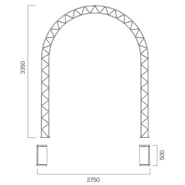 ジャービス商事 ガーデンアーチZ型 41387 |  | 01