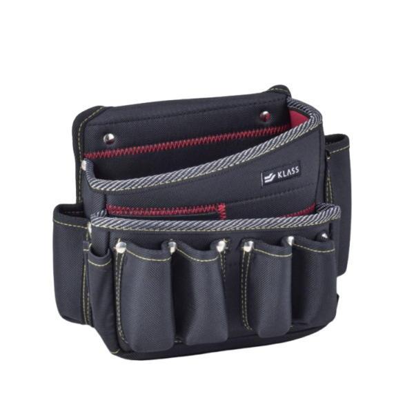 KLASS 極東産機 ツールバック B 巾250×高230×奥行70mm ブラック 11-8131 1つ | KLASS
