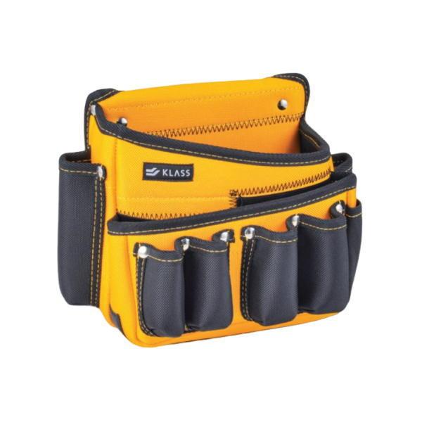 KLASS 極東産機 ツールバック A 巾250×高230×奥行70mm イエロー 11-8136 1つ | KLASS