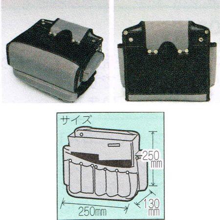 KLASS 極東産機 ツールバッグ バトルシップグレイ １つ 11-8164｜interiortool｜04