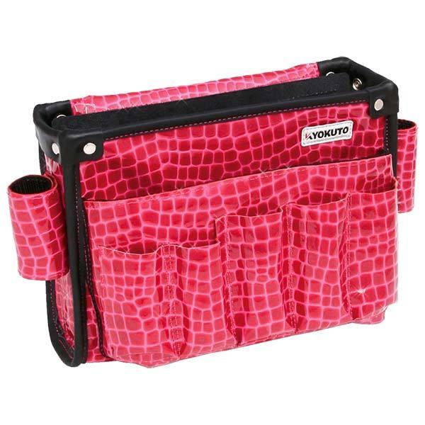 半額 極東産機 本革腰袋 クロコ L レッド 11-8208 ammox.fi