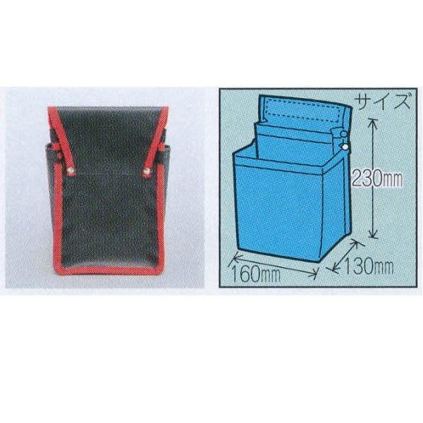 極東産機 KLASS スポンジ袋 黒/赤 160×230×130mm 12-8180 : イーヅカ