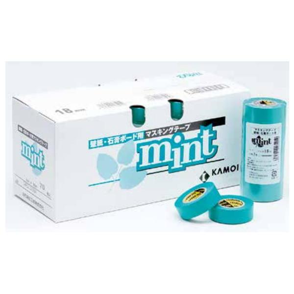 カモイ 壁紙 石膏ボード用 マスキングテープ ミント 18mm巾 18m長 70巻 Kamoi Mint18 イーヅカ 通販 Yahoo ショッピング
