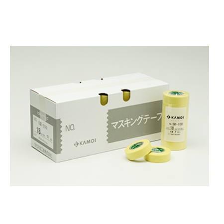 値下げ〜本日まで。カモ井建築用マスキングテープ 20mm×18m 60巻×2箱 カモイ マスキングテープ SR-100 20mm巾×18m長 60巻 : イーヅカ - 通販