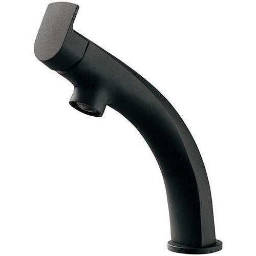 カクダイ シングルレバー混合栓（マットブラック） 183-152-D