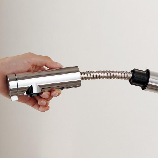 カクダイ（KAKUDAI） シングルレバー引出し混合栓（トール） 184-030B