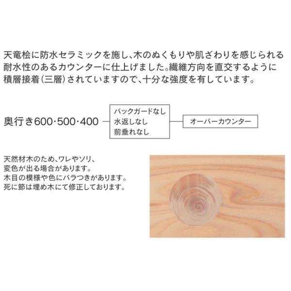 カクダイ 洗面カウンター 497-076 オーダーサイズ m単価 |  | 01