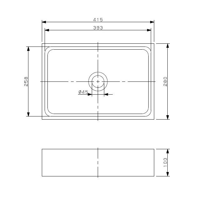カクダイ（KAKUDAI） 角型手洗器 CR-0056-GY : イーヅカ - 通販