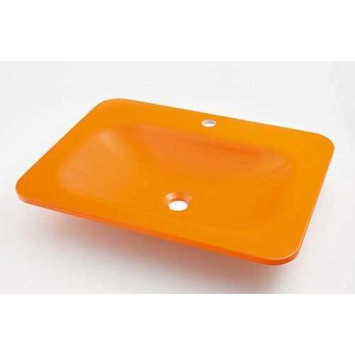 売上実績NO.1 カクダイ 角型洗面器 #MR-493220Y ゴールデンオレンジ その他浴室、浴槽、洗面所設備