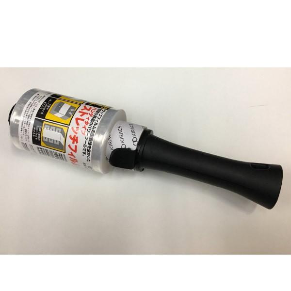 キラックス ハンディ ストレッチフィルム 14ミクロン 100mm巾×150m長とホルダーセット 24セット入