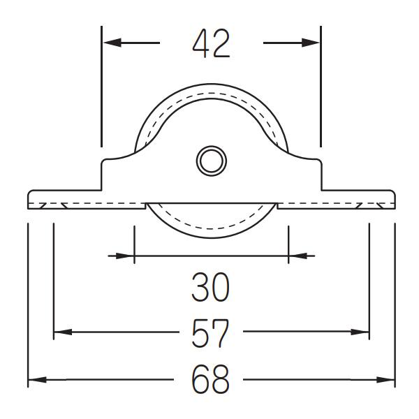 ケージーパルテック パルレール Oタイプ 戸車 OSS30 | 