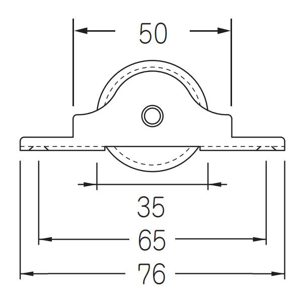 ケージーパルテック パルレール Oタイプ 戸車 OSS35 | 
