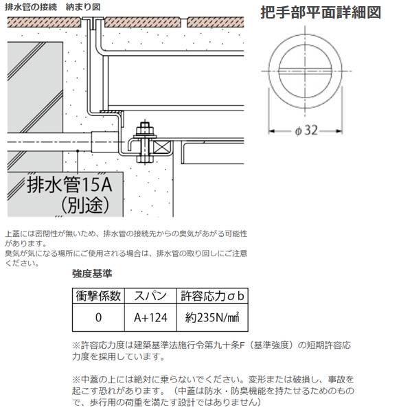 カネソウ マシンハッチ W-2E-1000 密閉形（防水・防臭形） 充填用 ハンドル付｜interiortool｜02