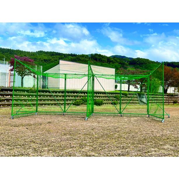 寺西喜商店 ２打席用折畳式バッティングケージ 緑 KR-302 |  | 03