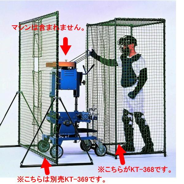 寺西喜商店 ピッチングマシンオペレーター用防護ケージ 緑 KT-368