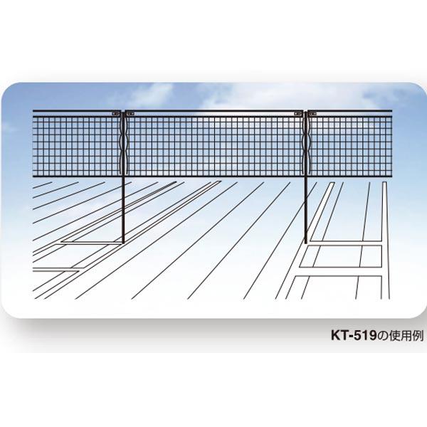 寺西喜商店 バドミントンネット ポスト間用ネット ビニロン 茶色 KT-519 | 