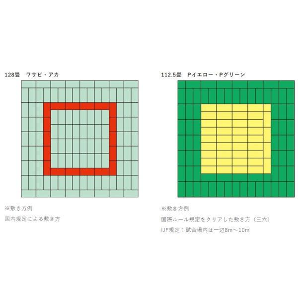 KLASS 柔道畳 勝 レギュラーS20 (全日本柔道連盟公認畳) 樹脂表 三六間 