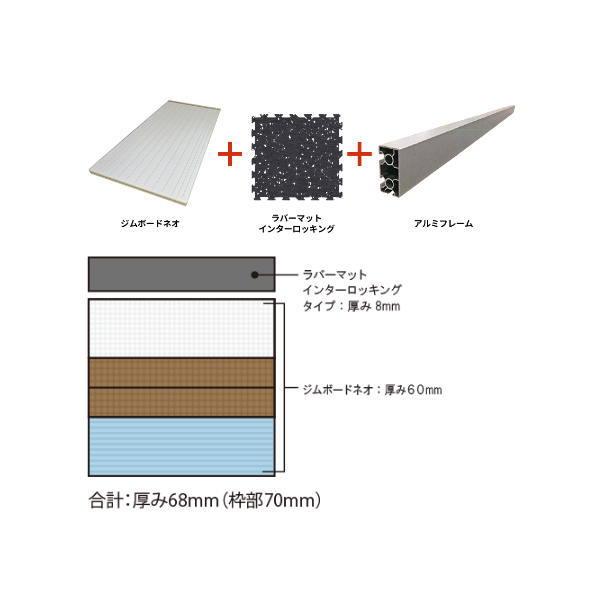KLASS ジムボードユニット ワイドタイプ W2960×L2650×H70mm TJM0063 【送料別途お見積り】_1