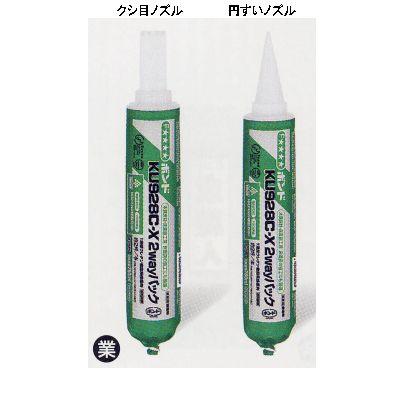 コニシ　KU928C-X　2wayパック　760ml　12本　クシ目ノズル