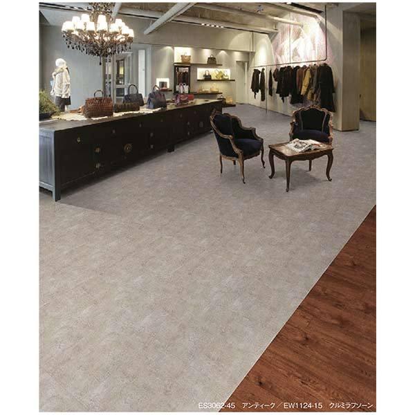川島織物 ビニル床タイル EXA STONE アンティーク 457.2×457.2mm 3.0mm