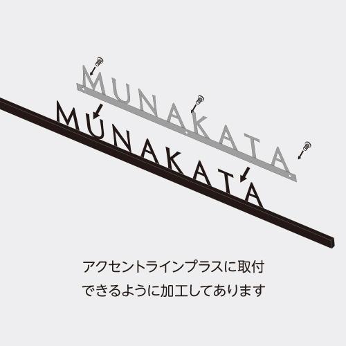 美濃クラフト 表札 アクセントラインプラス AC-6-■ |  | 02