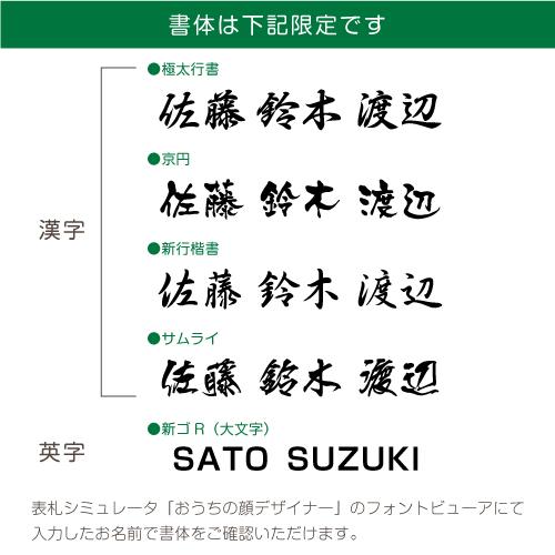 美濃クラフト 表札 チタン切り文字 アンダーバー英字&漢字タイプ JTX-5 W380×H80×t3 |  | 01