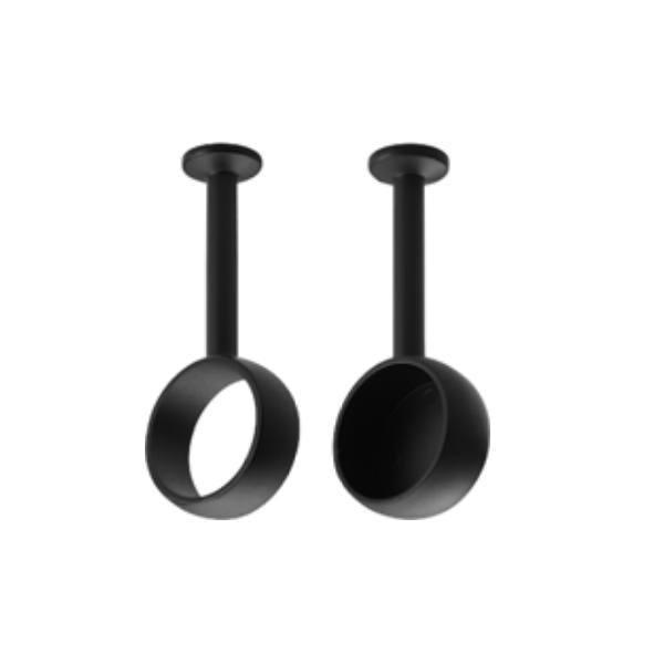 丸喜金属 吊下げブラケット マットブラック D-135 25mm用 | 