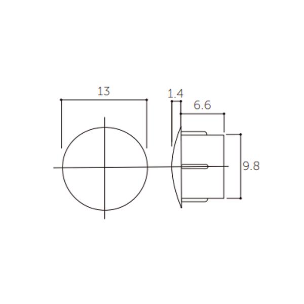 MARUKI 穴隠しキャップ（10φ用） 樹脂 P-720 1個 |  | 01