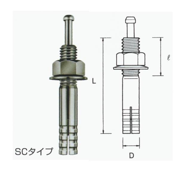 サンコーテクノ ステンレス オールアンカー SC-1280 30本