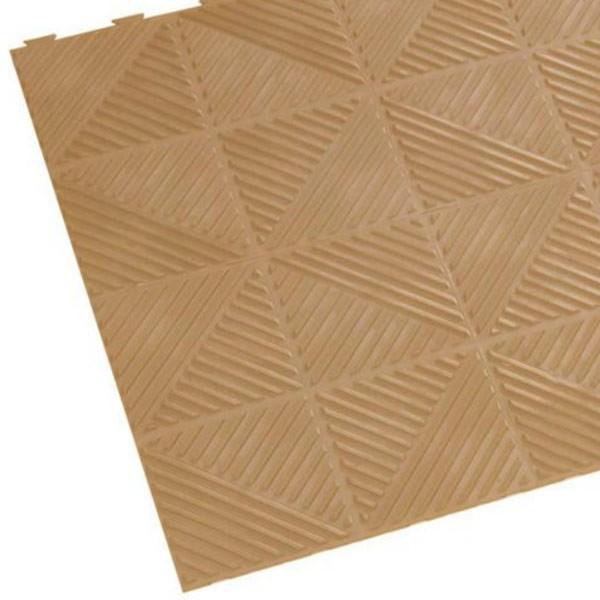 ミヅシマ ゴムライクマット 本体 305×305×8mm 1ピース ライトブラウン 401-0650 | 