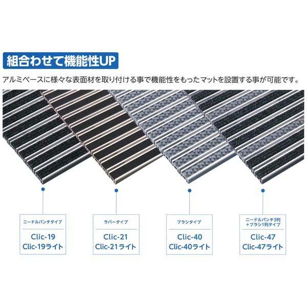 ミヅシマ 金属マット Clic-19(ニードルパンチタイプ) 巻き取りタイプ(屋内用) 平米単価 |  | 01