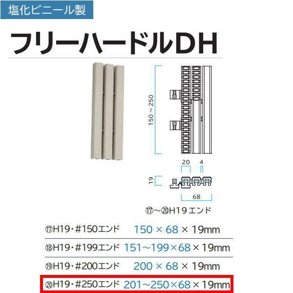 ミヅシマ グレーチング 塩化ビニール製 フリーハードルDH 431-0432 H19・#250エンド 201〜250×68×19mm仕様 | 