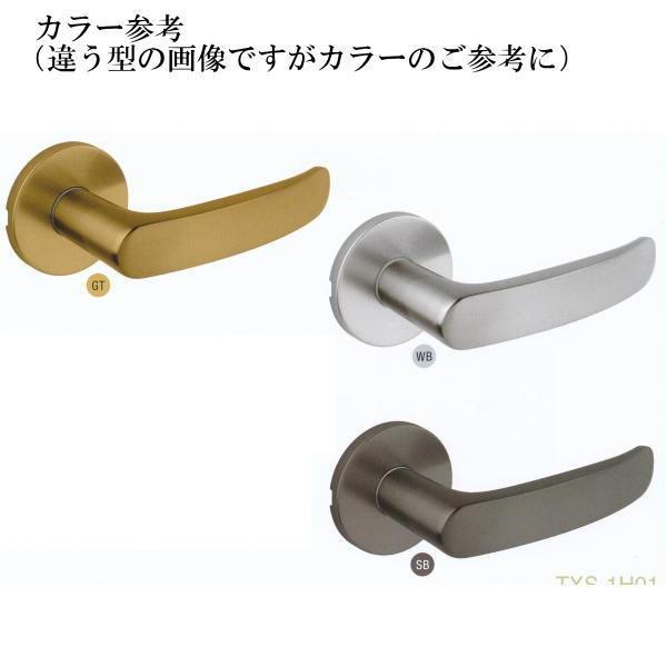 ☆レバーハンドル 長座5個、丸座6個セット　☆WEST☆ 長沢製作所 GMレバー シリンダー付間仕切錠 小判座 TX-1H22/TX