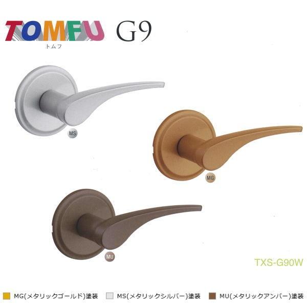 長沢製作所 取替レバーハンドル トムフ 丸座 空錠 TXS-G90W : イーヅカ