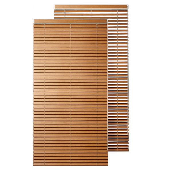 ナニック ヨコ型 ウッドブラインド ライトシリーズ スラット幅50mm 幅1601〜1800mm 高さ2401〜2600mm