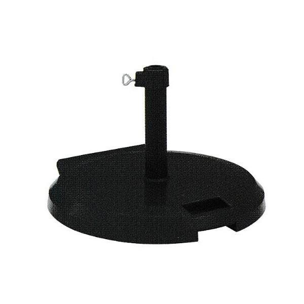 ニチエス パラソル用ベース 2004 スチールグレイ W600×D590×H390mm 運搬用把手・ローラー付 | 