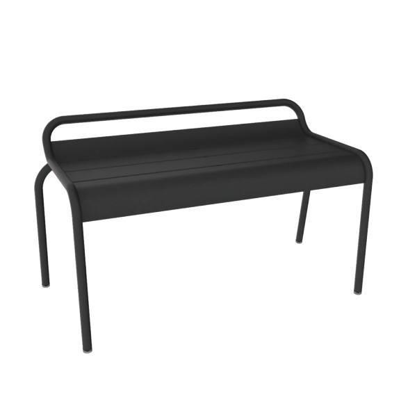 Fermob ルクセンブール コンパクトベンチ 47アンスラサイト W900×D465×SH450・H555mm | 