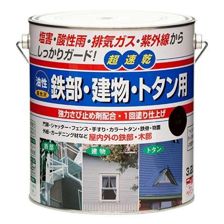 ニッペ 油性 鉄部・建物・トタン用 塗料 3.2L | ニッペホームオンライン
