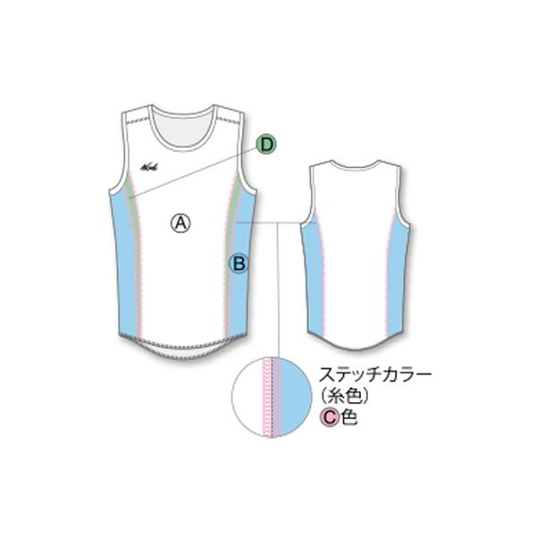 ニシ・スポーツ ランニングトップ（肩幅ワイド） メンズN67-MZE